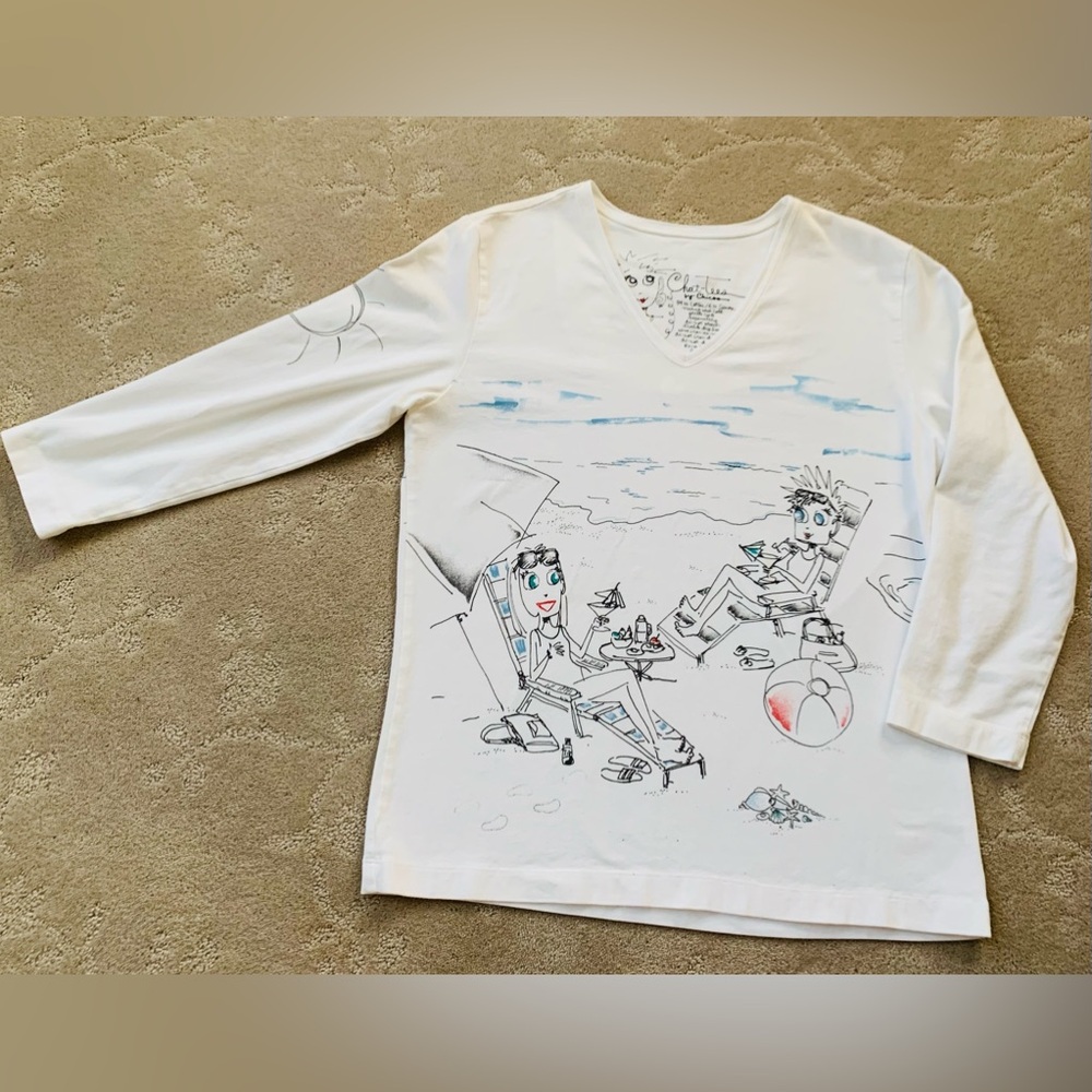 Chico’s Beach’n Chat-Tee - Picture 3 of 7